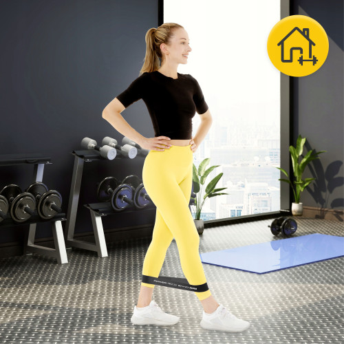 Резинка для фітнеса  4FIZJO Mini Power Band 1.2 мм 15-20 кг Black - фото №2